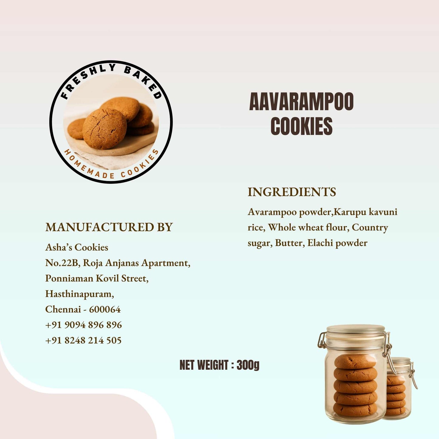 Aavarampoo cookies