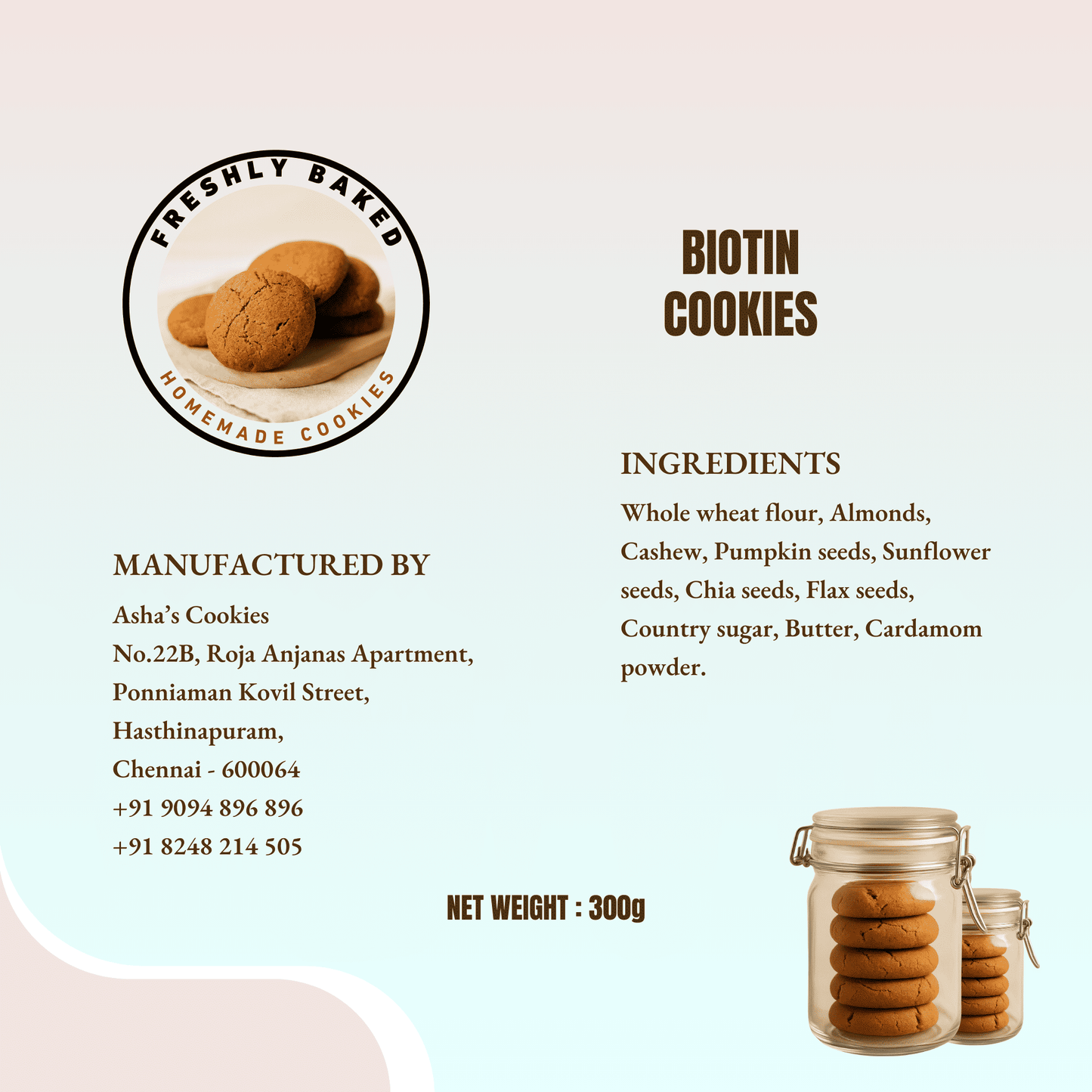 Biotin Cookies