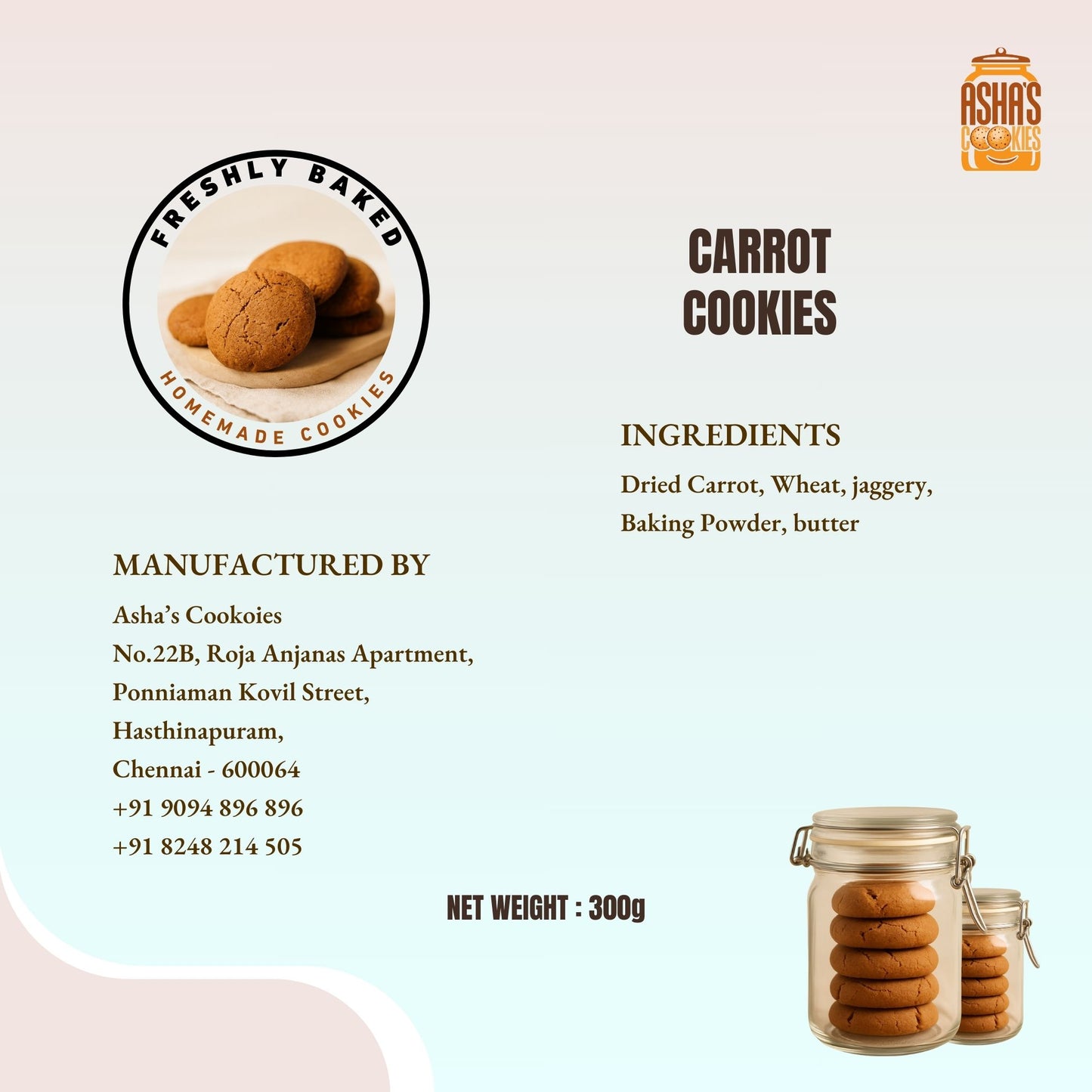 Carrot cookies
