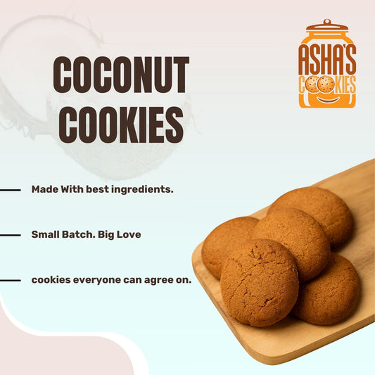 Tropical Coconut Wheat Cookies