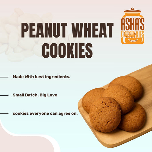 Peanut-Infused Wheat Cookies