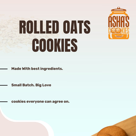 Healthy Rolled Oats Cookies