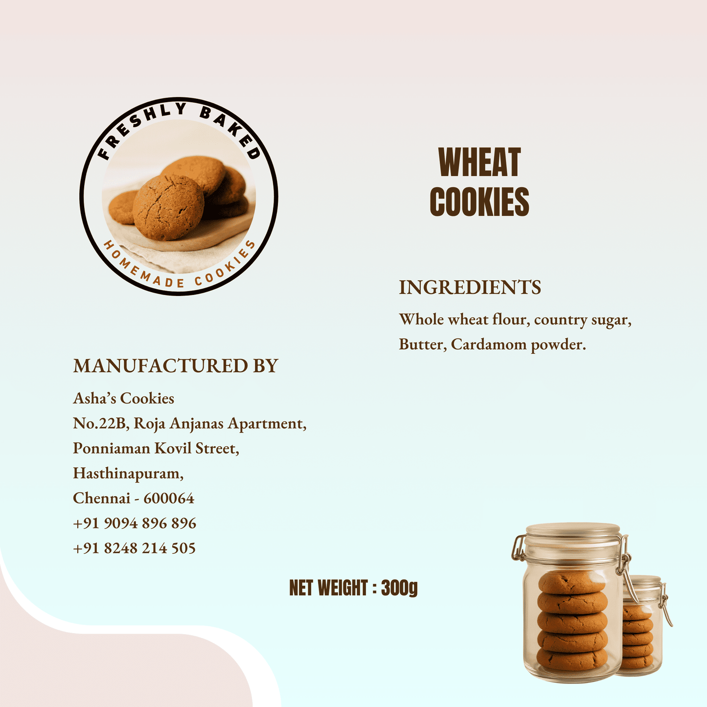 Wholesome Wheat Cookies