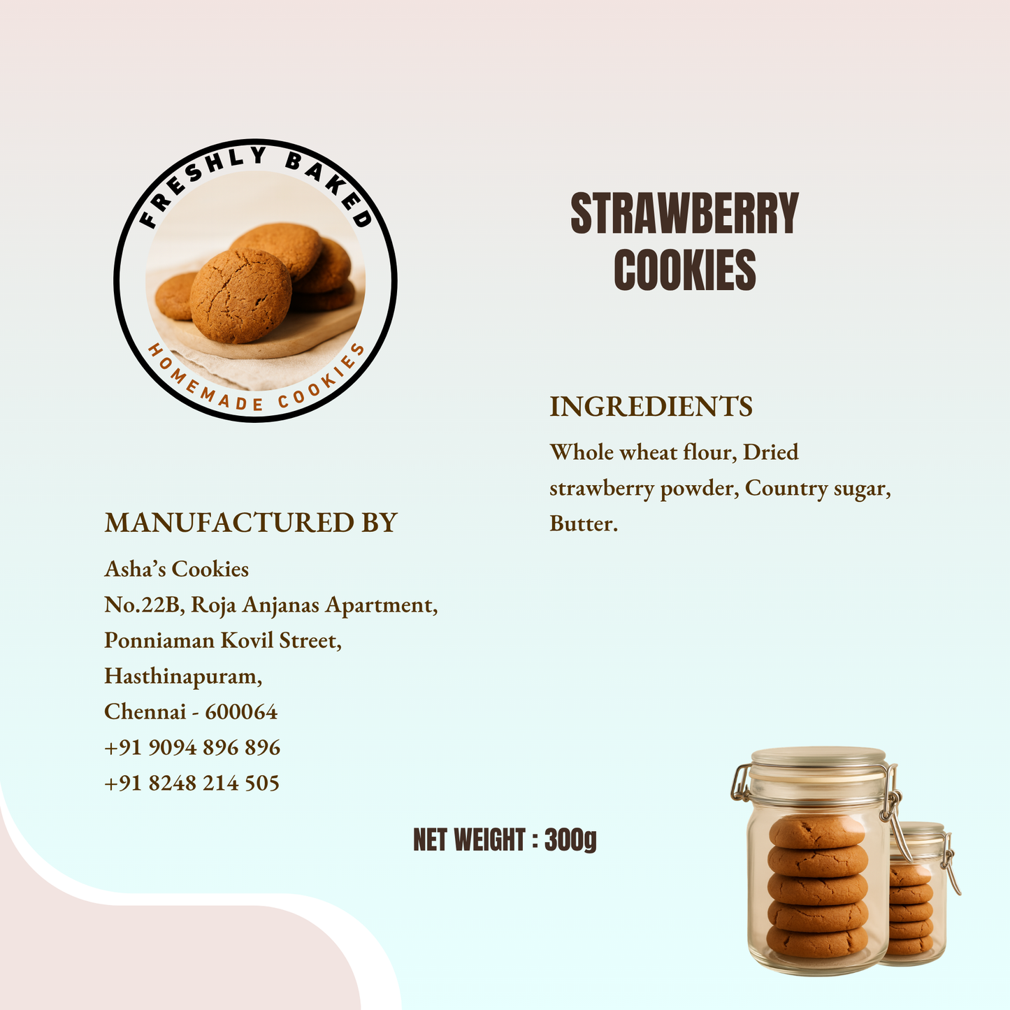 Strawberry Cookies