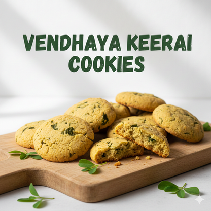 Diabetic-Friendly Vendhaya Keerai Cookies