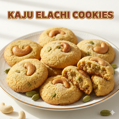 Cashew Cardamom Cookies
