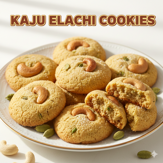 Cashew Cardamom Cookies