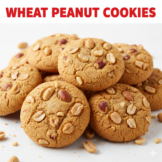 Peanut-Infused Wheat Cookies