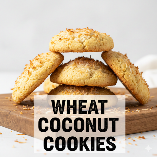 Tropical Coconut Wheat Cookies