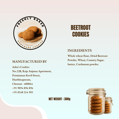 Beetroot cookies