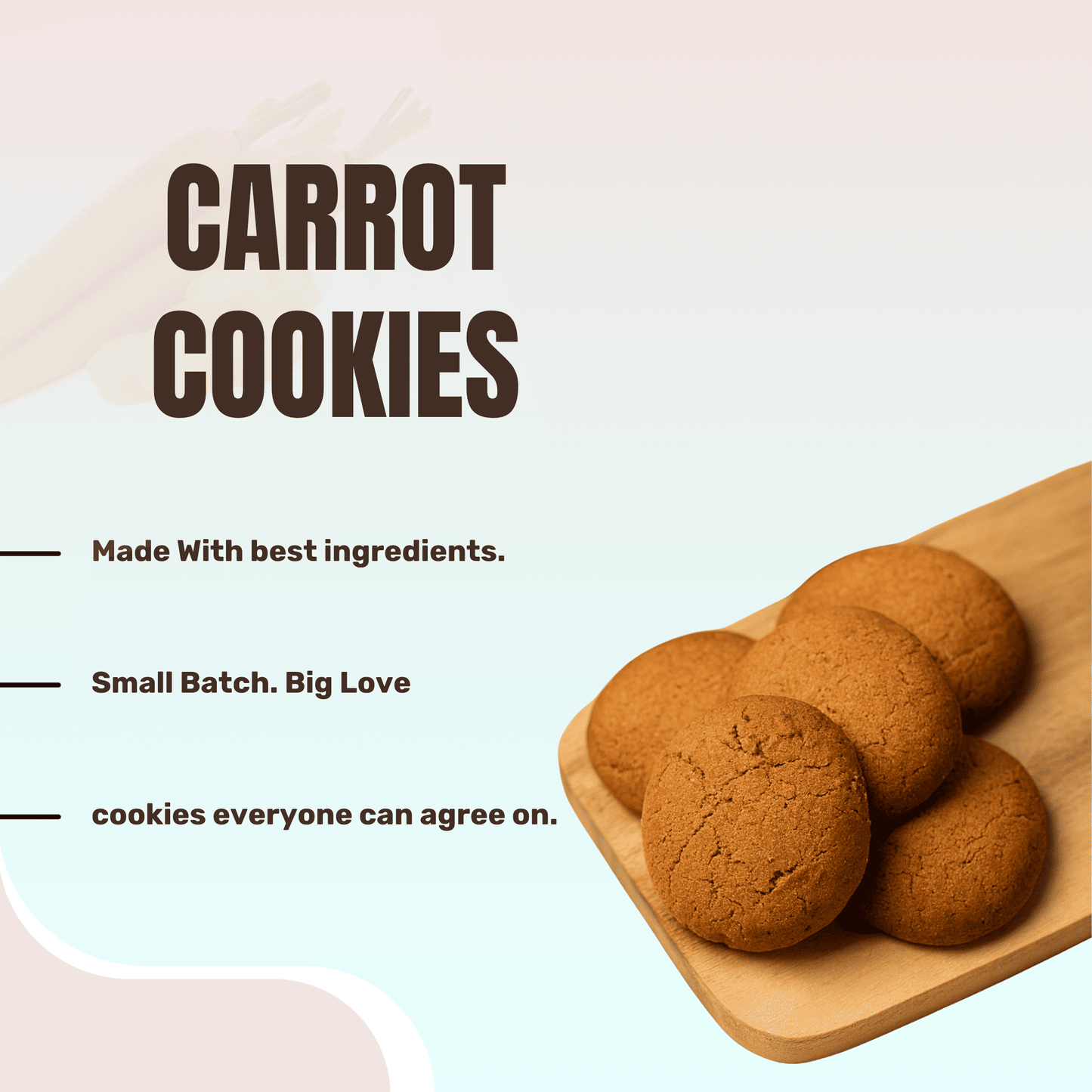 Carrot cookies