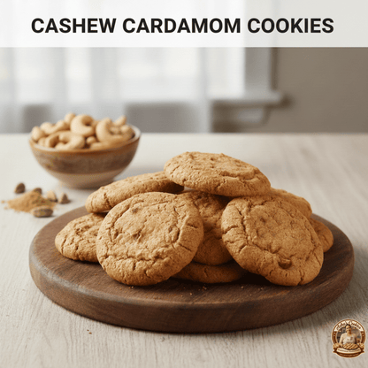 Cashew Cardamom Cookies