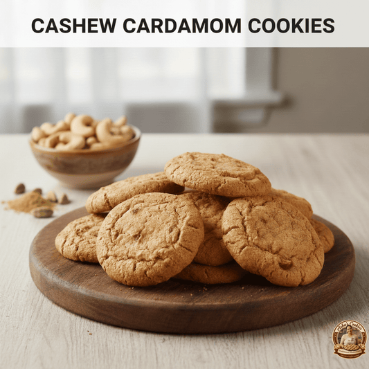 Cashew Cardamom Cookies
