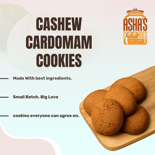 Cashew Cardamom Cookies