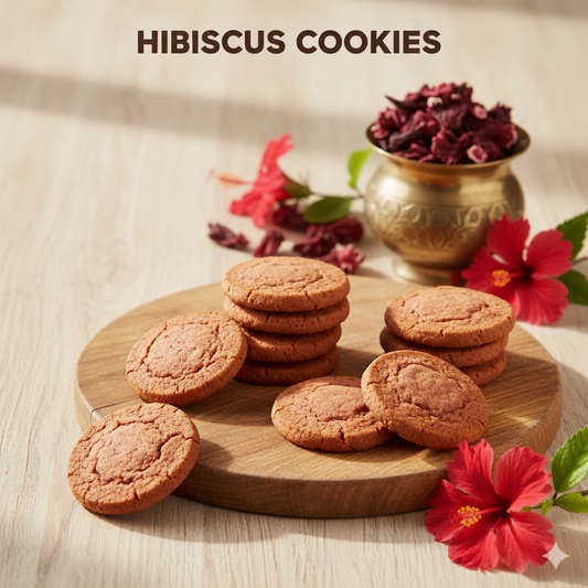 Hibiscus Flower Cookies