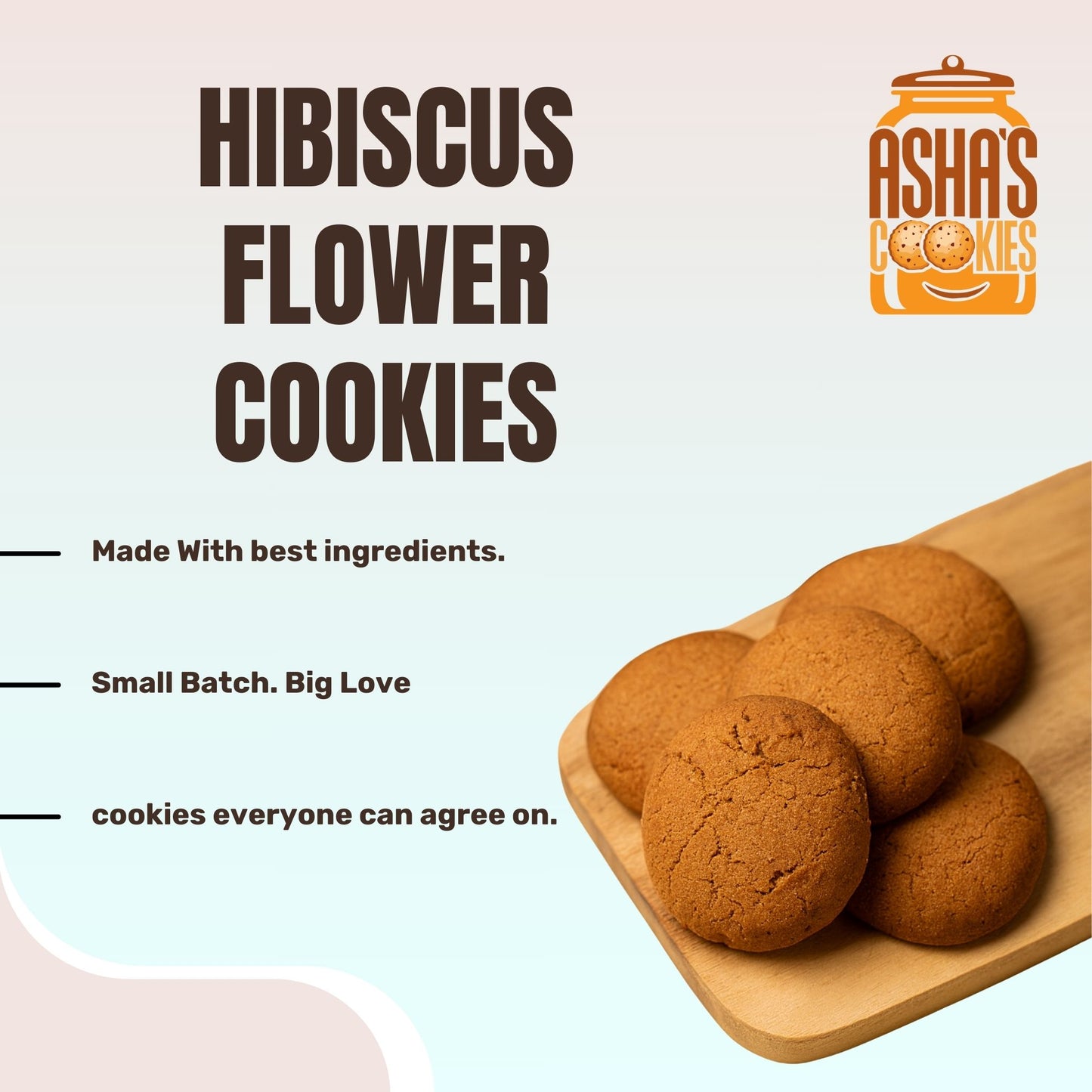 Hibiscus Flower Cookies