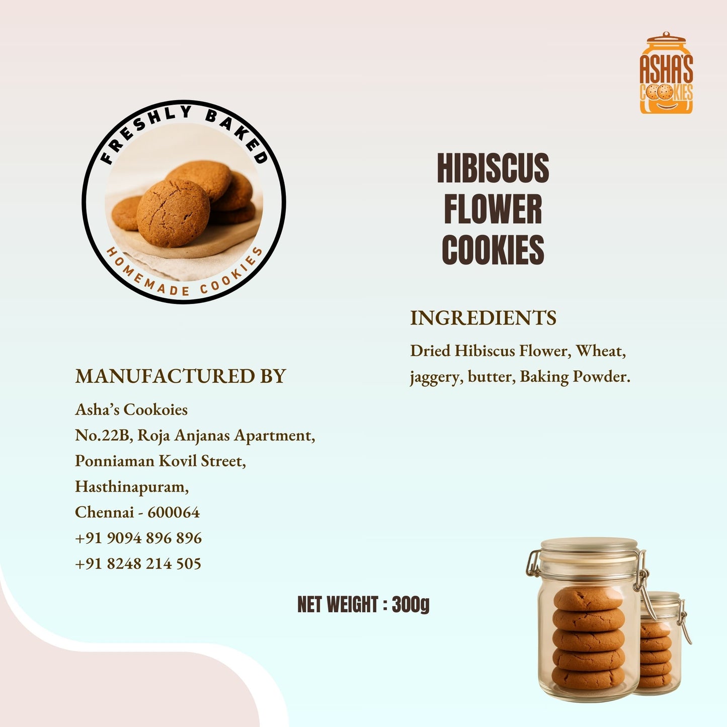 Hibiscus Flower Cookies