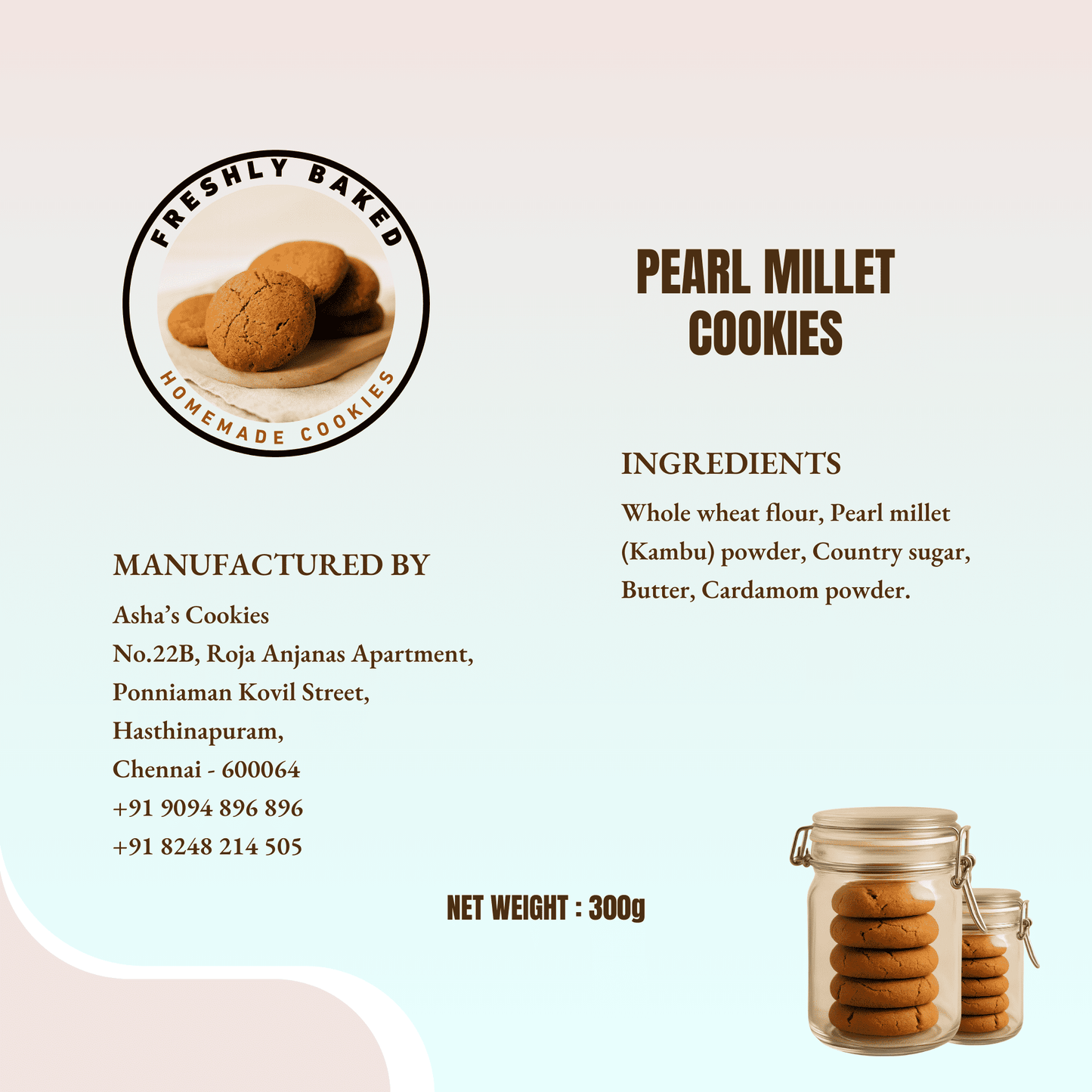 Pearl Millet Cookies