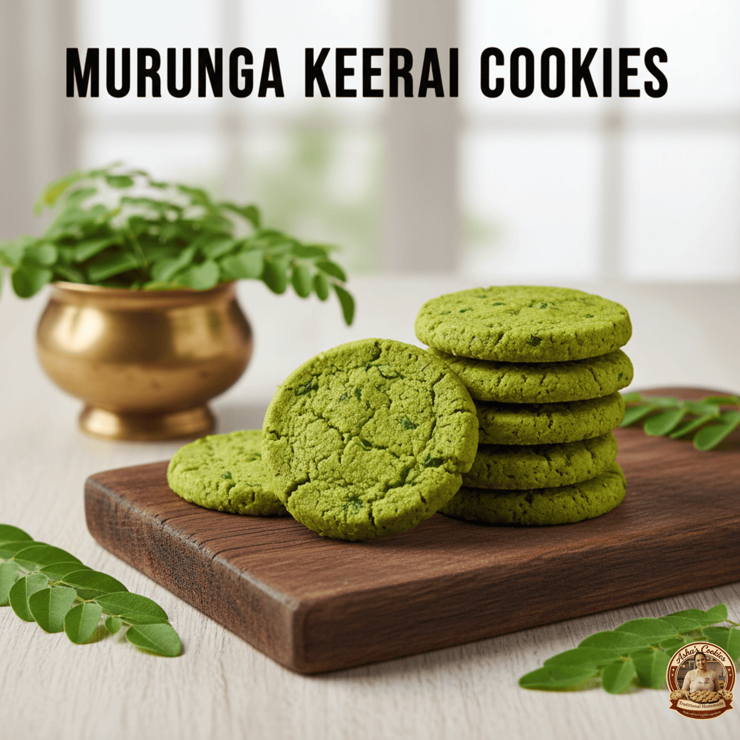 Murunga Keerai Cookies