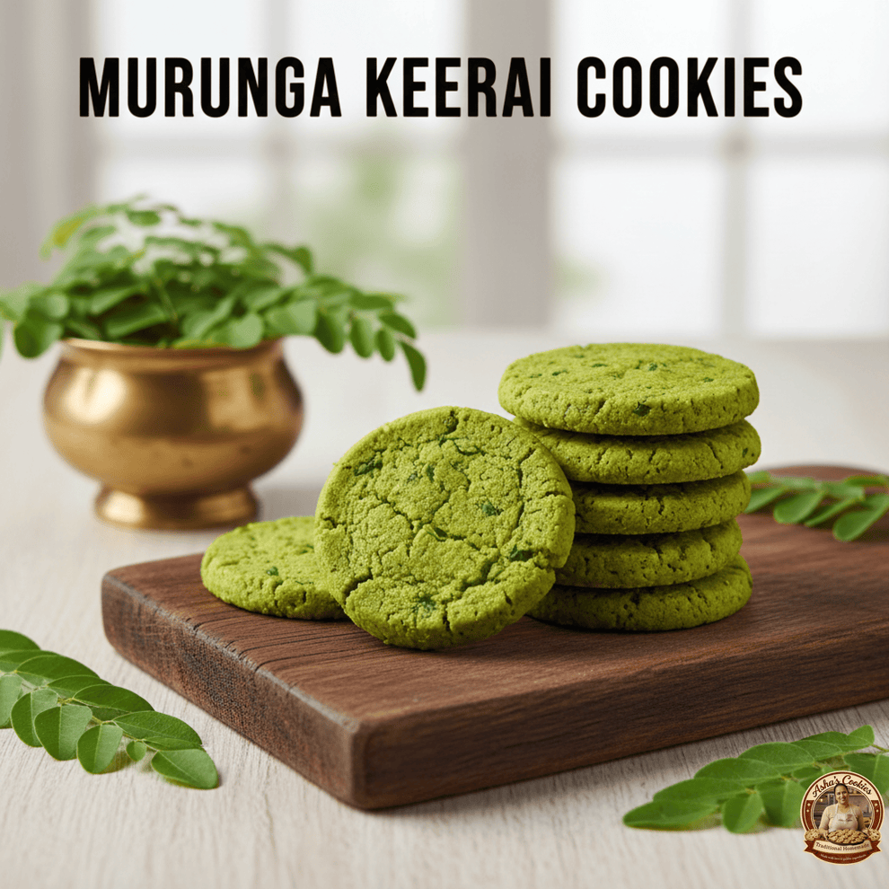 Murunga Keerai Cookies – Asha's Cookies