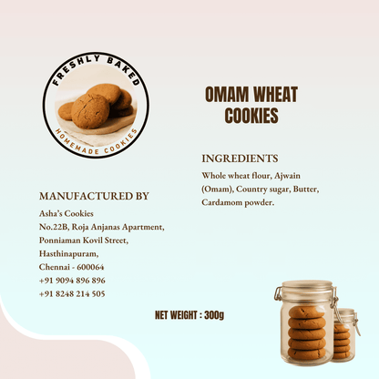 Aromatic Omam Wheat Cookies