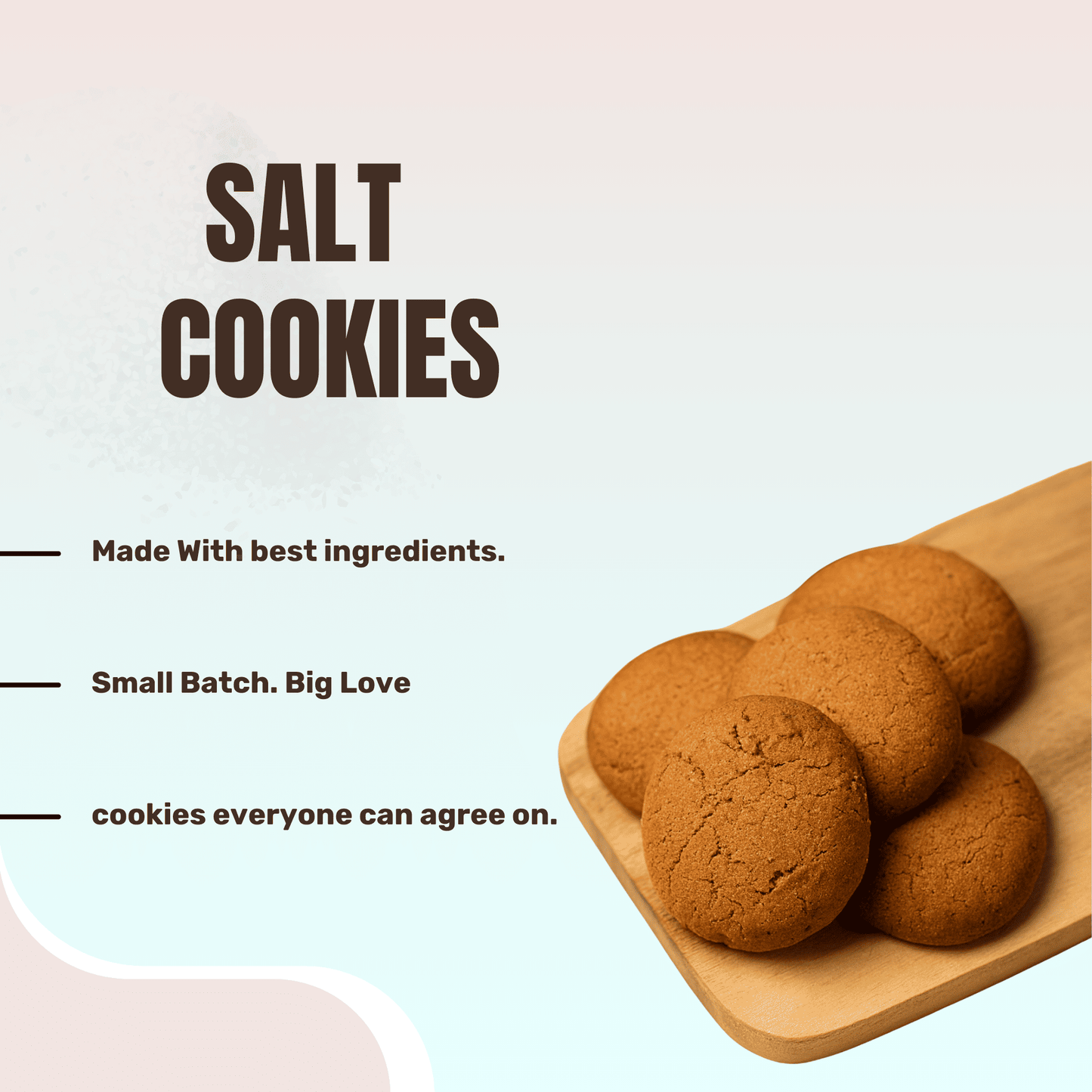 Whole Wheat Salt Cookies