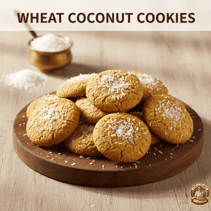 Tropical Coconut Wheat Cookies