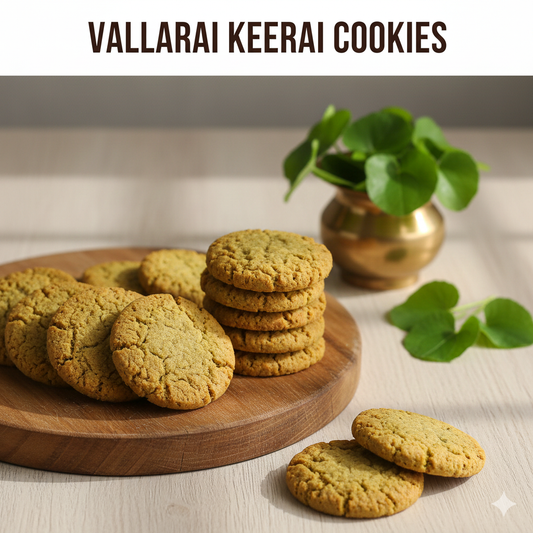 Vallarai Keerai Cookies