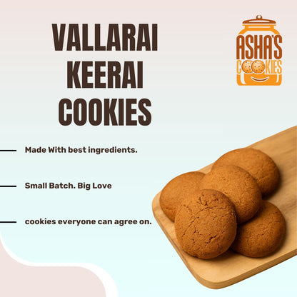 Vallarai Keerai Cookies