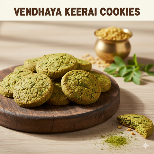 Diabetic-Friendly Vendhaya Keerai Cookies